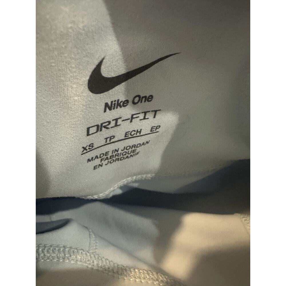 NWT Nike One Dri-FIT High Waist 8" Biker Shorts Blue FZ6758-440 Women's Size XS - Picture 7 of 16